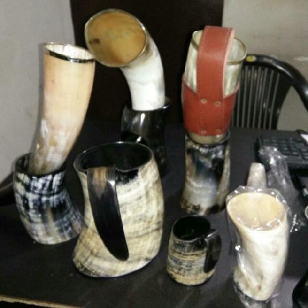 Horn Mugs