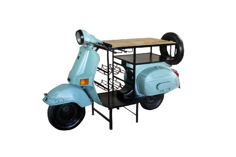 Mango Wood Scooter Bar Table (SBA 038)