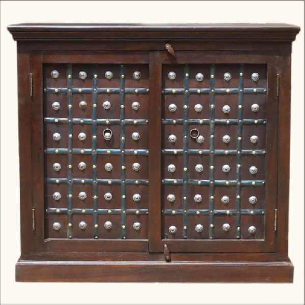 Mango Wood Storage Cabinets