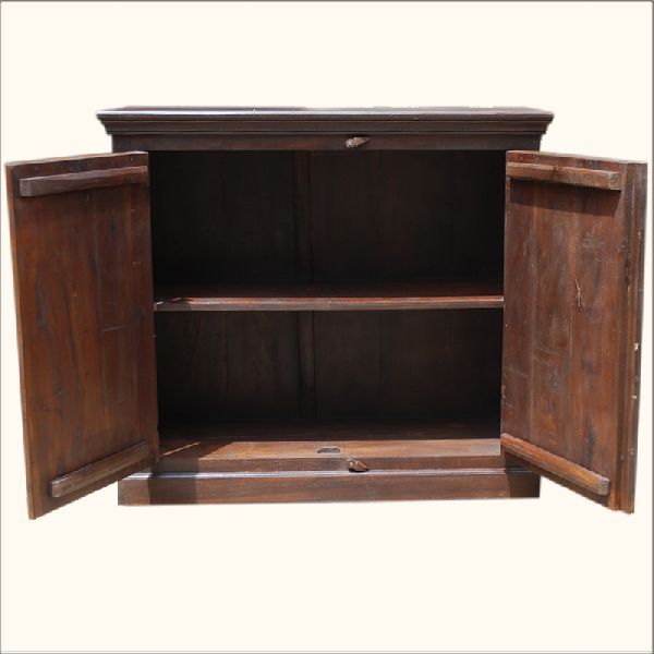 Mango Wood Storage Cabinets
