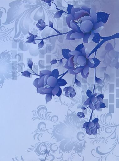 SKW - 006 LF Laminate Floral Shutter