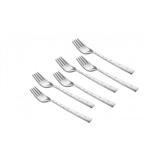White Dot Tea Fork