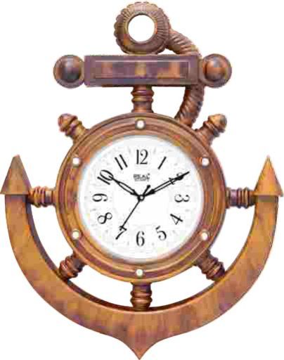 W 817 Anchor Wall Clock