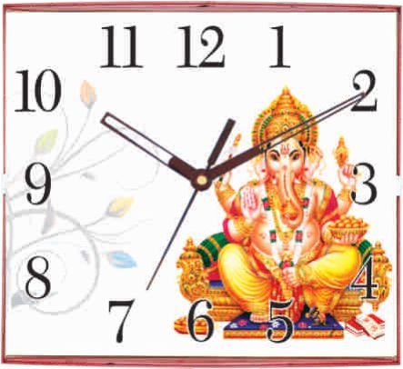 4017 God Square Shaped Wall Clock