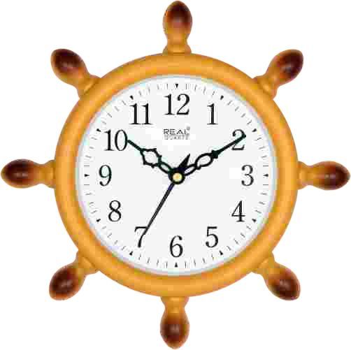 557 Ship Wheel Wall Clock