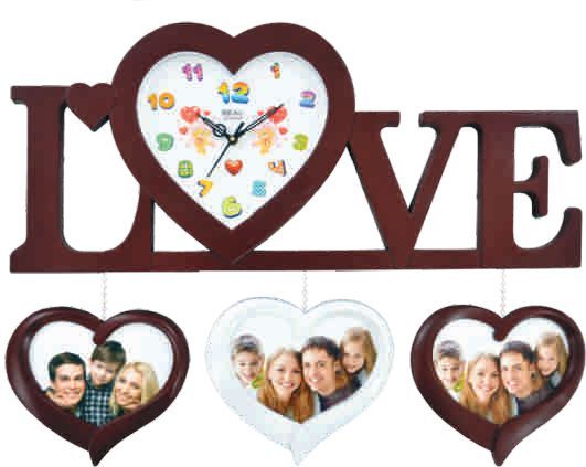 F-1 (L-3) Photo Frame Wall Clock