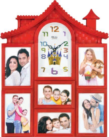 F-2 Photo Frame Wall Clock