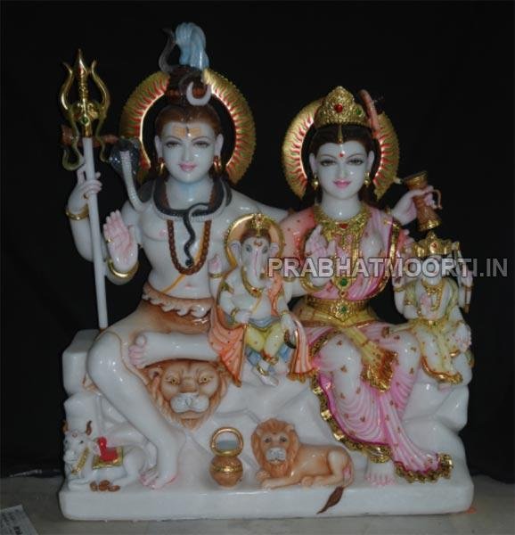 Shankar Parvati Statue 01