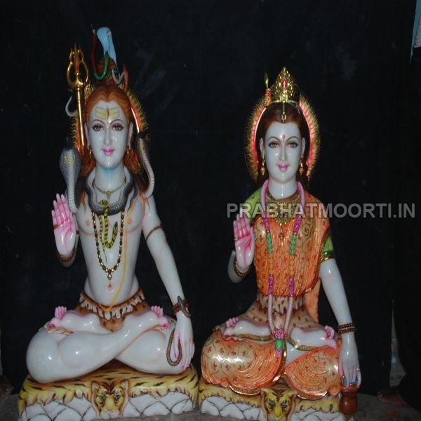 Shankar Parvati Statue 07