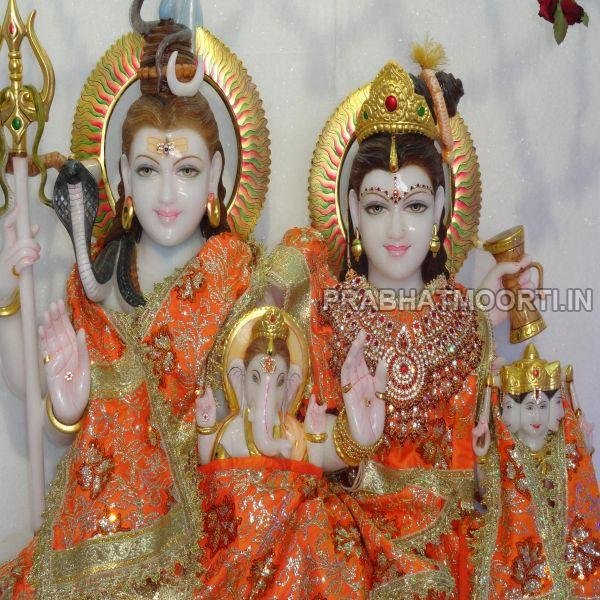 Shankar Parvati Statue 08