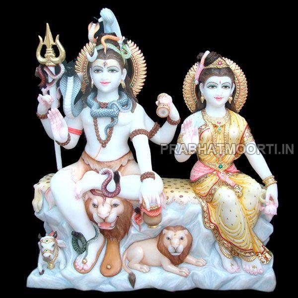 Shankar Parvati Statue 09