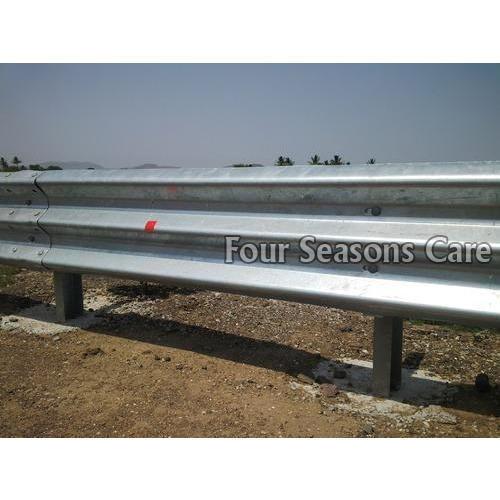 Three Beam Crash Barrier 01