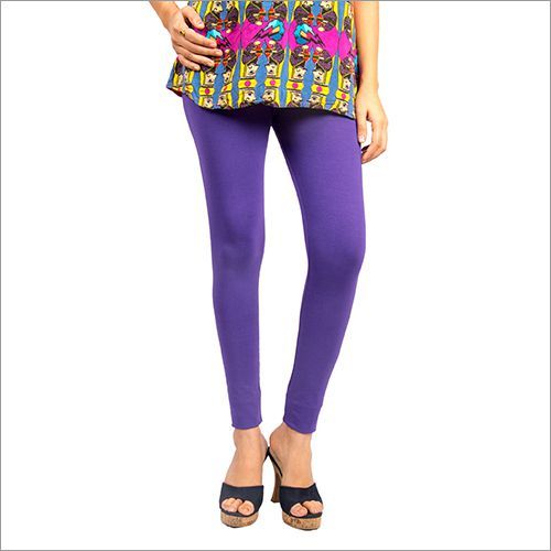 Purple Ankle Length Legging