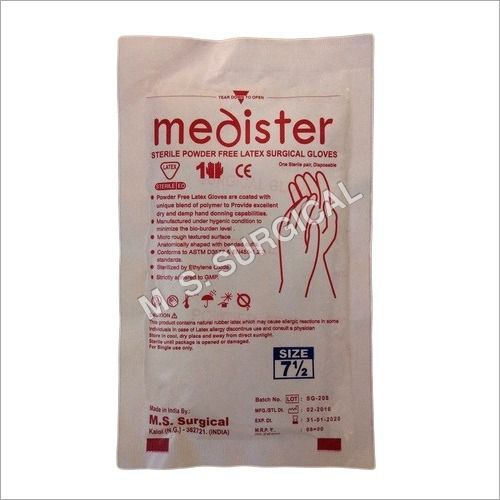 Sterile Powder Free Latex Surgical Gloves