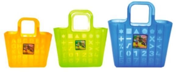 Ever Green Plastic Handle Basket