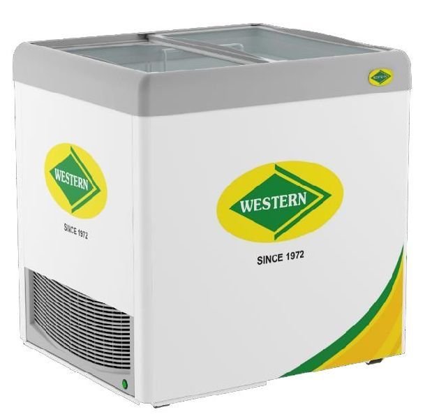 NWHF225G Glass Top Freezer