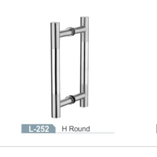 L-252 H Round SS Glass Door Handle