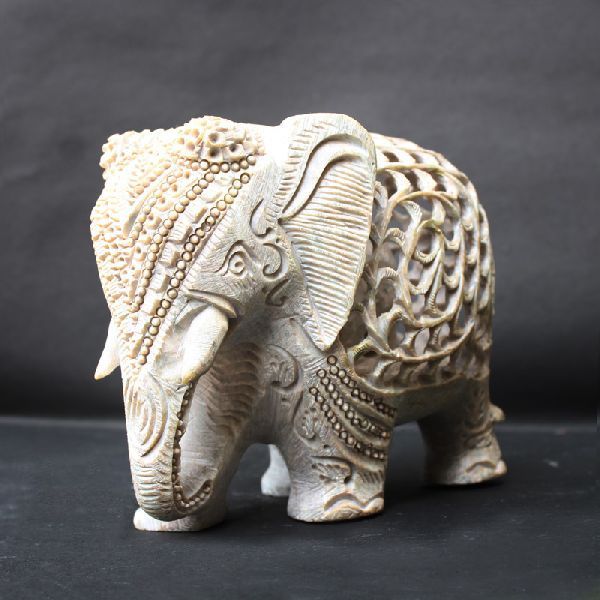 Handcrafted Marble Elephant (SSELE101)