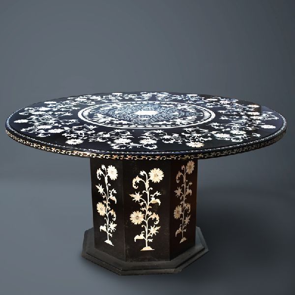 Overlay Handcrafted Marble Table Top (SFI108)