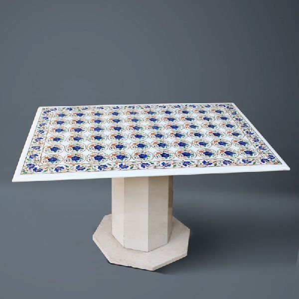 Square Handcrafted Marble Table Top (SFI103)
