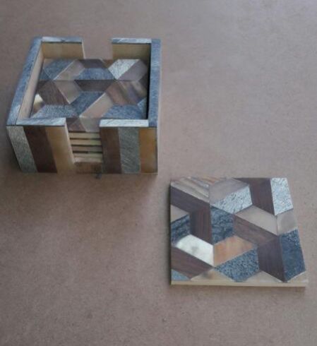 SOCC-19 Resin Inlay Coasters