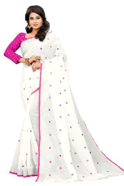 SBT 436 Pink Linen Sarees