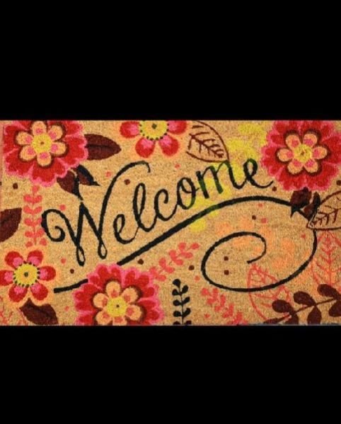 SCE - 1017 Natural PVC Coir Tufted Mat