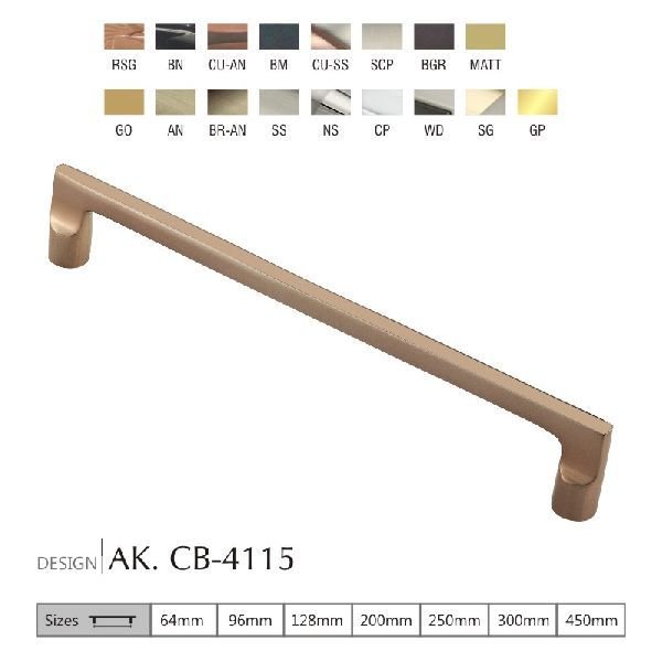 AK. CB-4115 Brass Door Handle