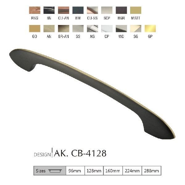 AK. CB-4128 Brass Door Handle
