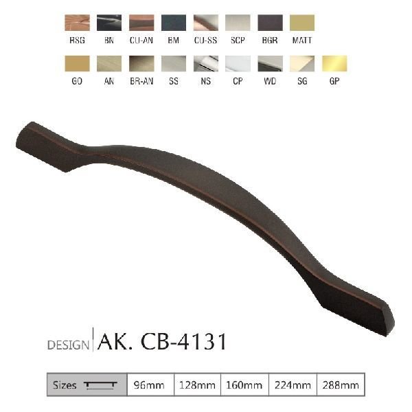AK. CB-4131 Brass Door Handle