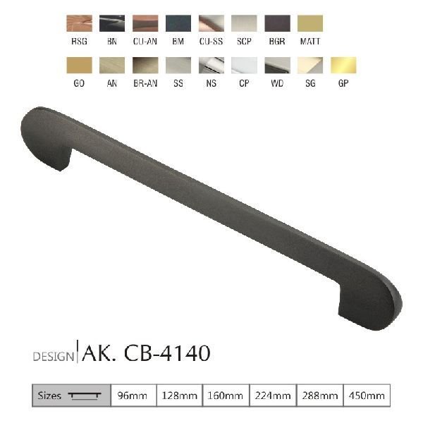 AK. CB-4140 Brass Door Handle