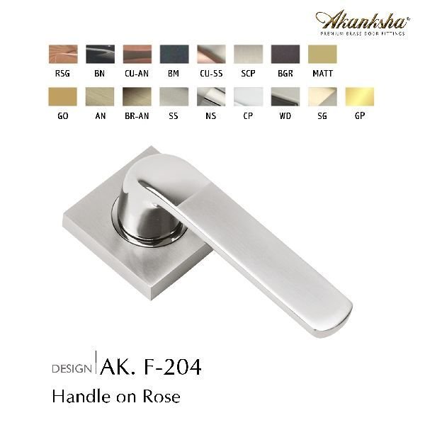 F-204 Brass Door Handle