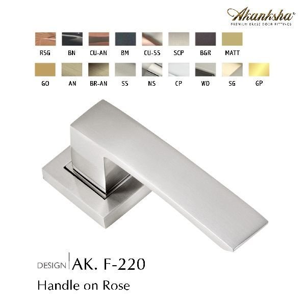 F-220 Brass Door Handle