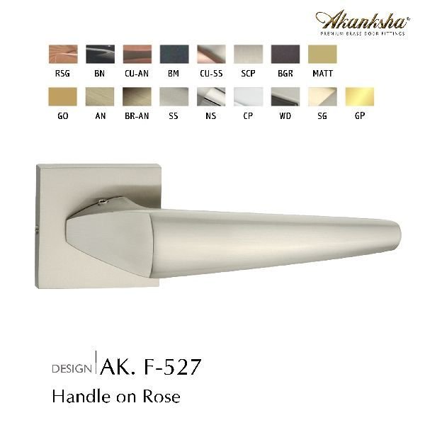 F-527 Brass Door Handle