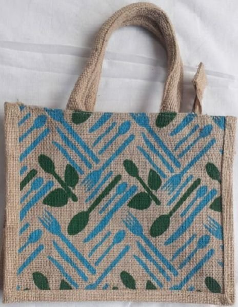Blue Spoon Jute Bag