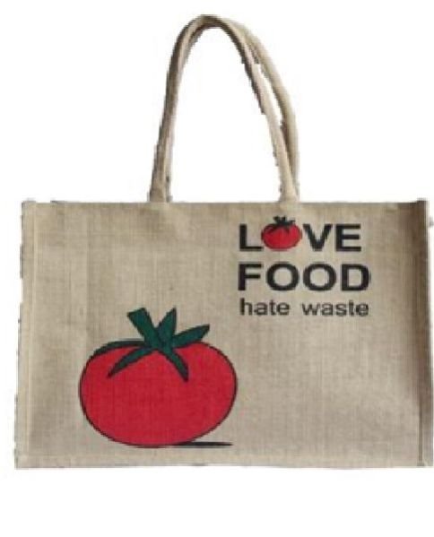 Love Food Jute Bag