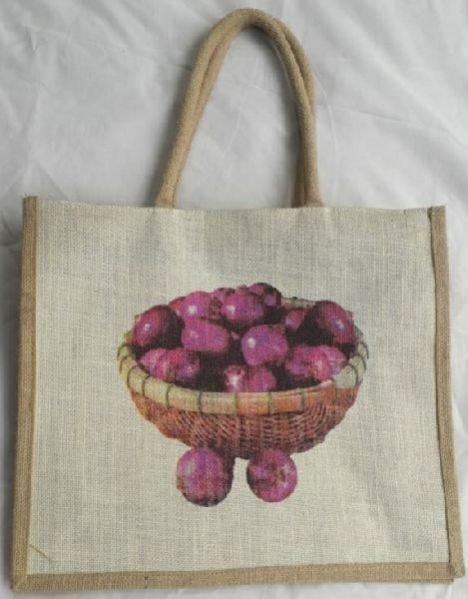 Onion Print Jute Bag