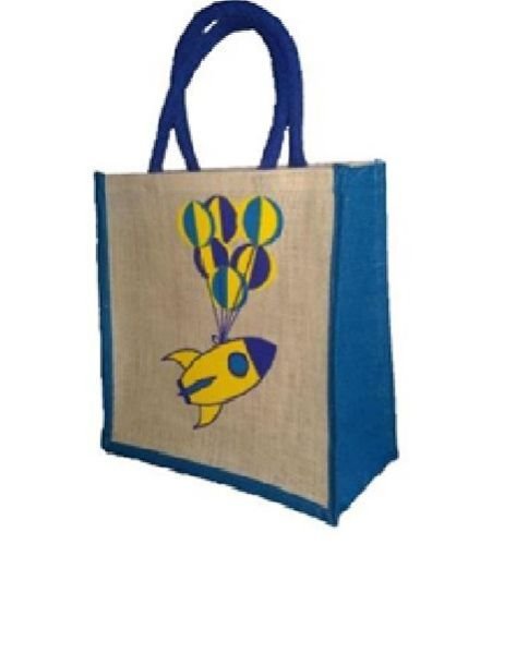 Rocket Baloon  Jute Bag