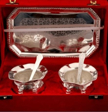 5 Piece Silver Gift Set