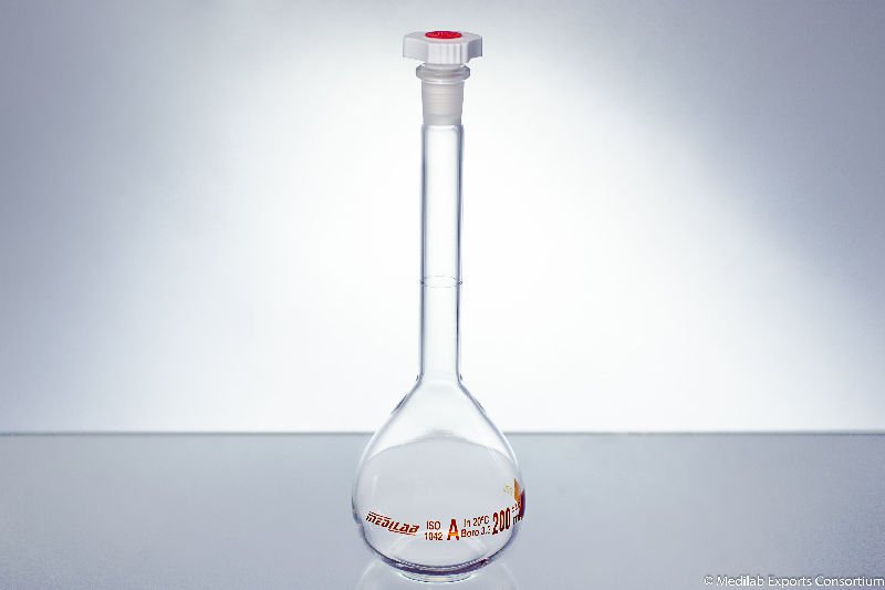 Volumetric Flask-Amber Print