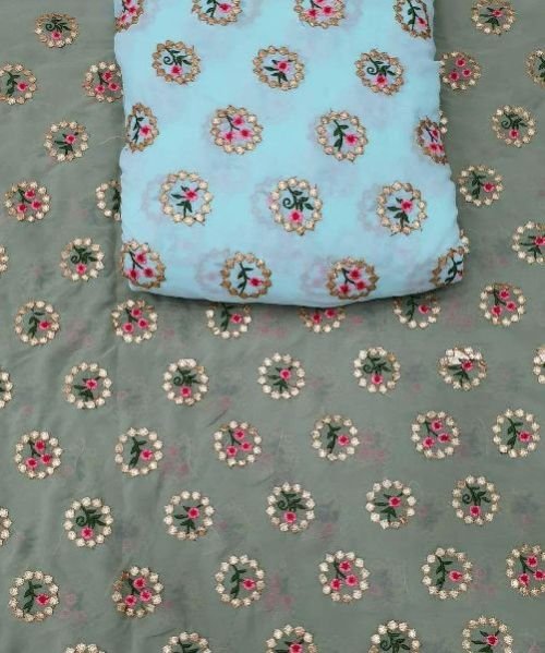 Jalpari Embroidery Fabric 05