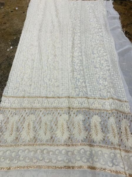 Lucknowi Embroidery Fabric 02