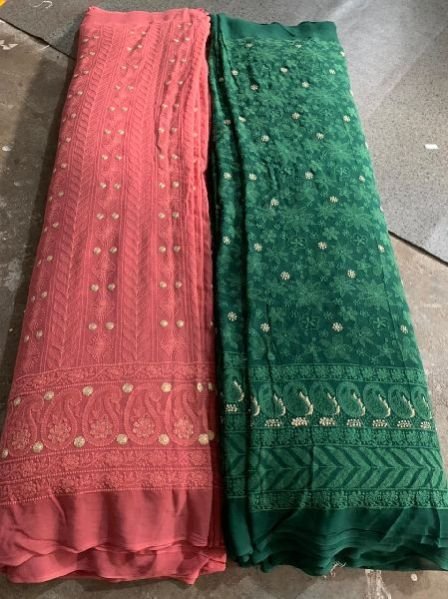 Lucknowi Embroidery Fabric 03