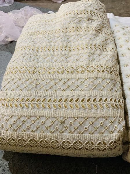 Lucknowi Embroidery Fabric 05