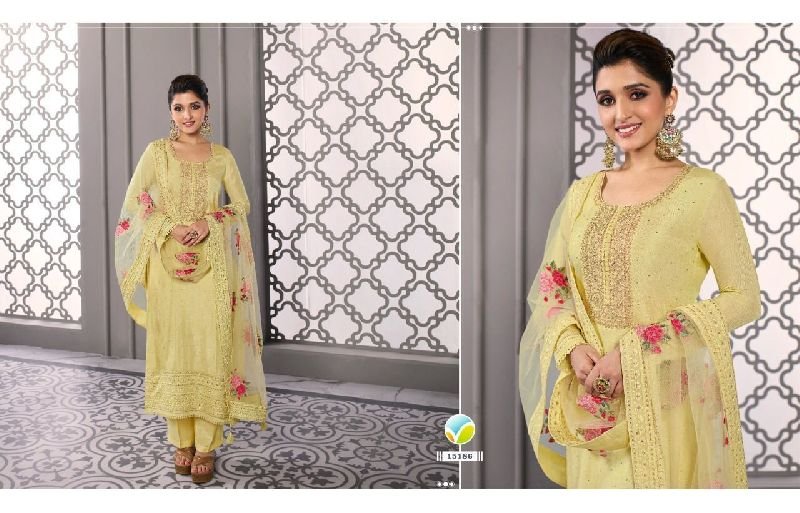 15186 Kaseesh Infinity Unstitched Suit Material