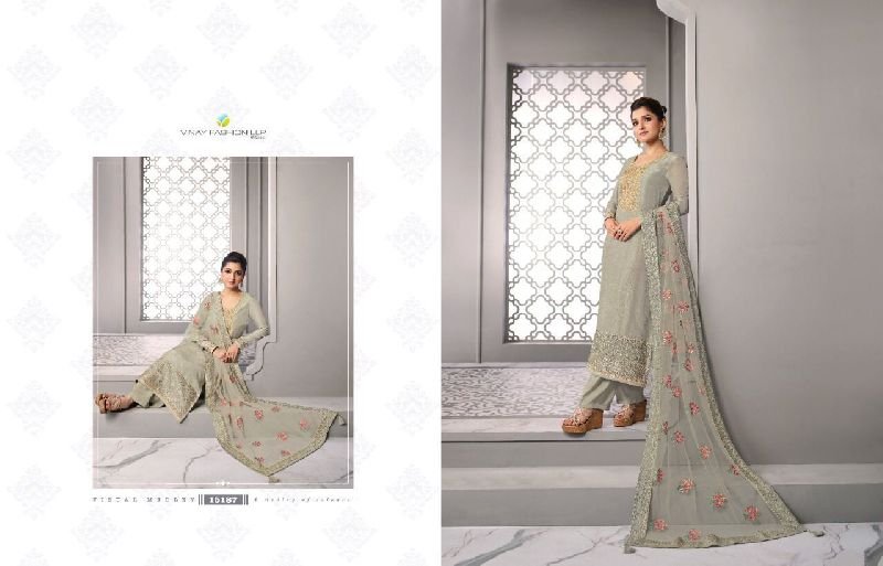 15187 Kaseesh Infinity Unstitched Suit Material