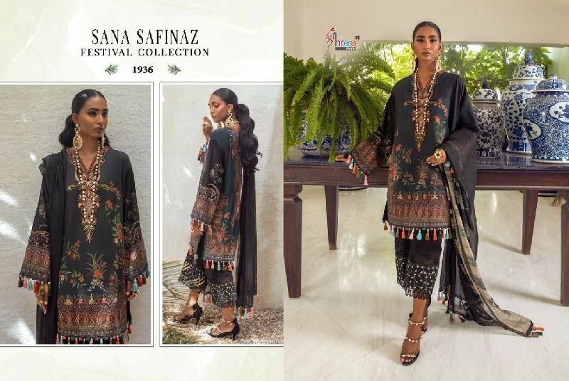 1936 Sana Safinaz Unstitched Suit Material