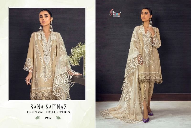 1937 Sana Safinaz Unstitched Suit Material
