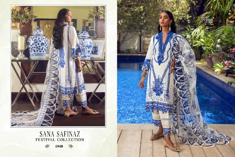 1940 Sana Safinaz Unstitched Suit Material