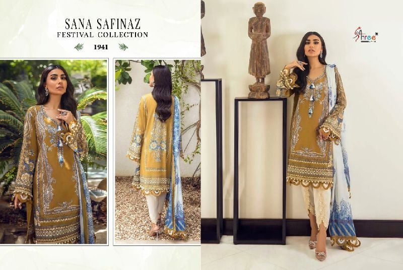 1941 Sana Safinaz Unstitched Suit Material